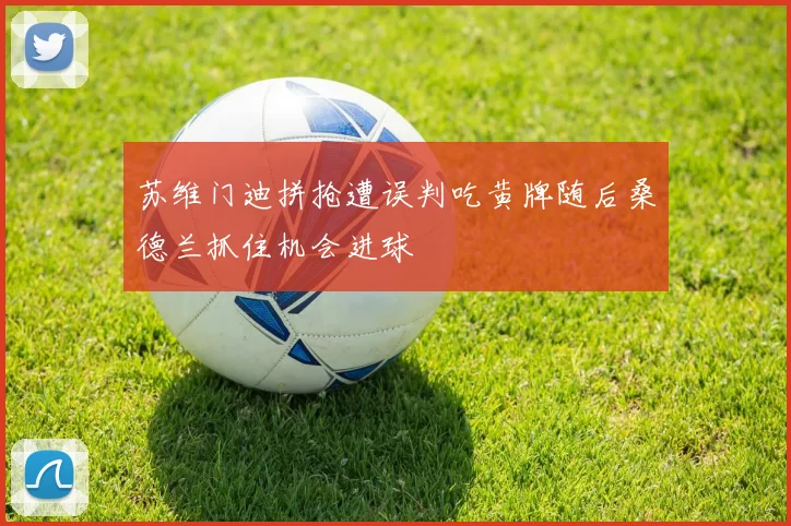 苏维门迪拼抢遭误判吃黄牌随后桑德兰抓住机会进球